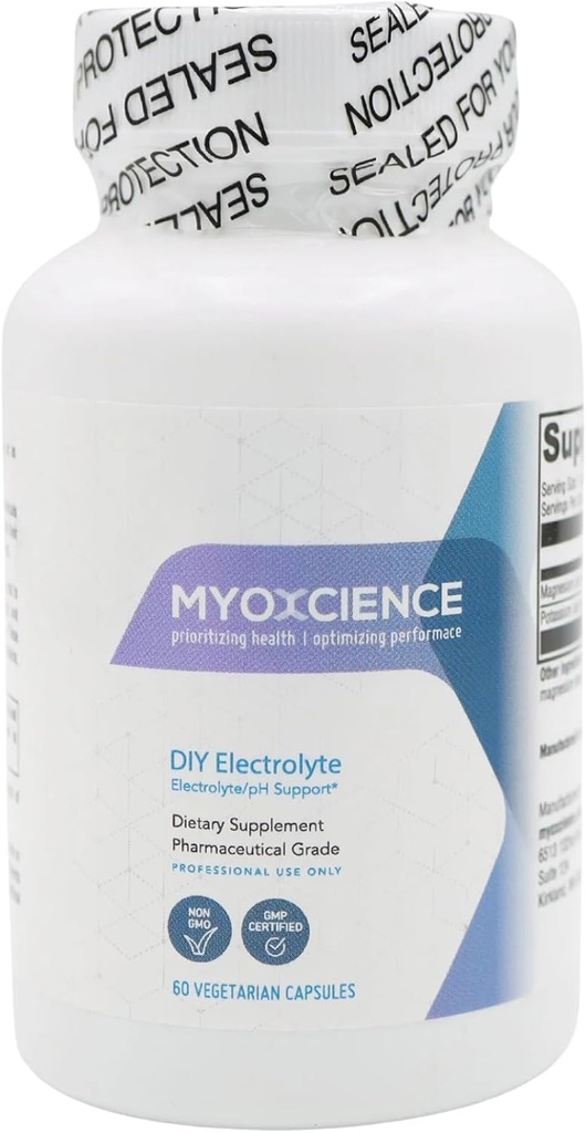 DIY Electrolyte ® 99 mg kalium og 50 mg magnesiumcitrat per cap i biotilgjengelige former