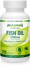 Fish Oil 1000mg — Heart, Brain ' Eye Support with Omega-3 EPA " DHA, 120 Softgels, Non-GMO - Innervis Nutrition