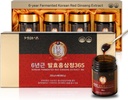 6-Yıl Fermented Korean Red Ginsengi | 4X 200g Şişeler | 15g | Enerji, Focus, Fatigue, Immune Support | Herbal Supplement for Men & Women