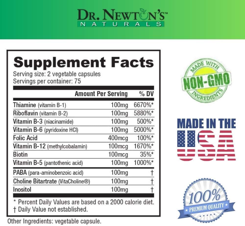 Vital B100 Vitamina B Complex Supplemento 60 capsule