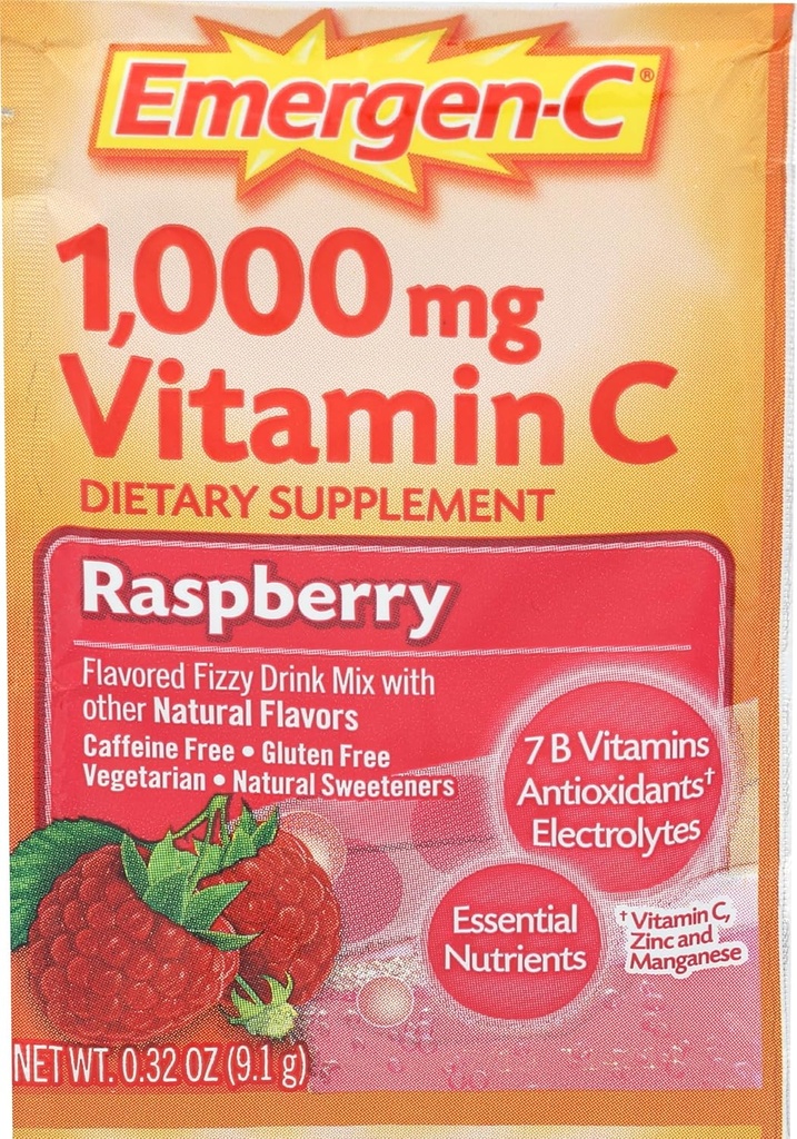 Alacer Raspberry Açıq C Packet, 0.32 OZ