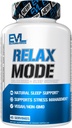 Evlution Nutrition RelaxMode - Natural Sleep Support - L- Theanine, Valerian Root kivonat & More - Vegan & Non- GMO - Diétás kiegészítés - 45 Servings - 45 Veggie kapszula
