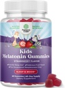 Natura Artigianato Melatonina Gummies per bambini sonno Supporto - Hassle-Free bambini Melatonin Gummies per Mood Support - Delicious and Tummy Friendly Gummy 1 Mg Piccoli Non OGM Gluten Free e Halal