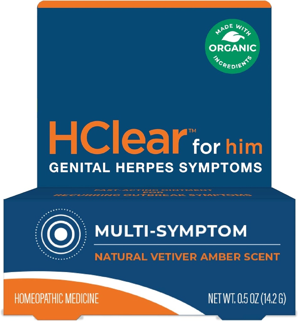 HClear voor hem door FemiClear - Topische Zalf - Geformuleerd met natuurlijke en biologische ingrediënten - Fast-Acting Relief - Gemaakt in de VS - (0,5 Oz Tube)