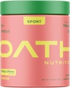 Oath Nutrition Sport Sugar Free Prekout Powout Powder, Melonad Stand, Conté el Mono Creatine Caffeine, Caffeine i Betaanine, Pre-Powder per a Dones i homes, 25 Servitings