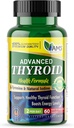 Medic " Science Advanced Thyroid (60 Capsules) ) Thyroid Support for Men and Women ) Mood and Energy Booster supplement | with Natural Ashwagandha, Iodine, Selenium, and Vitamin B12
