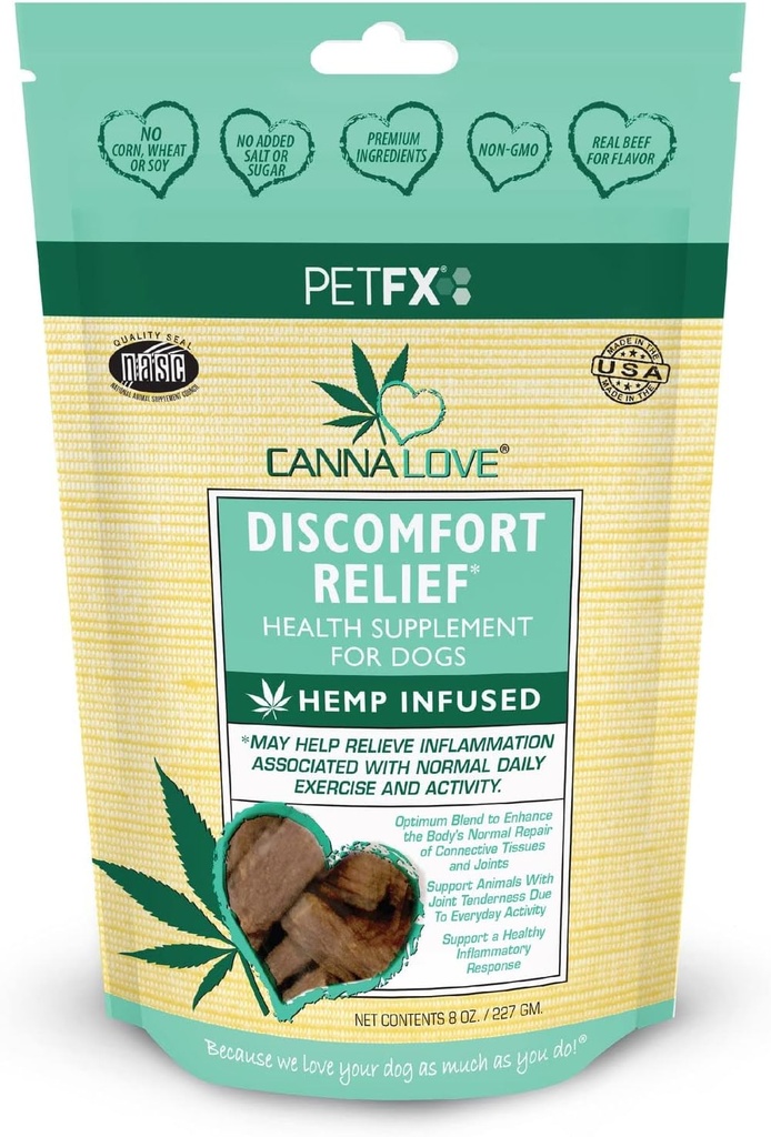 CannaLove Discomfort Relief Hanf Infused Ergänzung Sticks - 8oz Tasche, Doktor Formuliert
