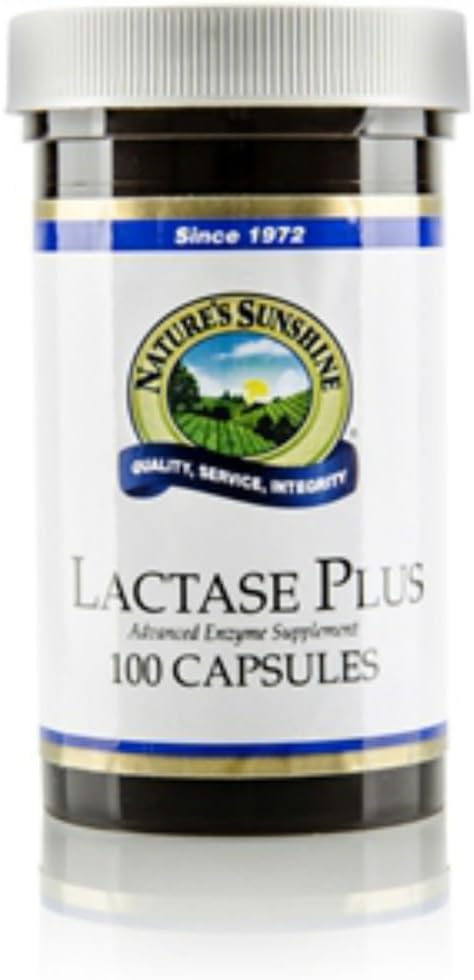 Nature's Sunshine Lactase Plus, 100 caps