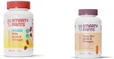 SmartyPants Kids Multivitamin Gummies, Sukker Gratis: Omega 3 (ALA) & Tenåring jente Multivitamin Gummies: Omega 3 Fish Oil (EPA / DHA)