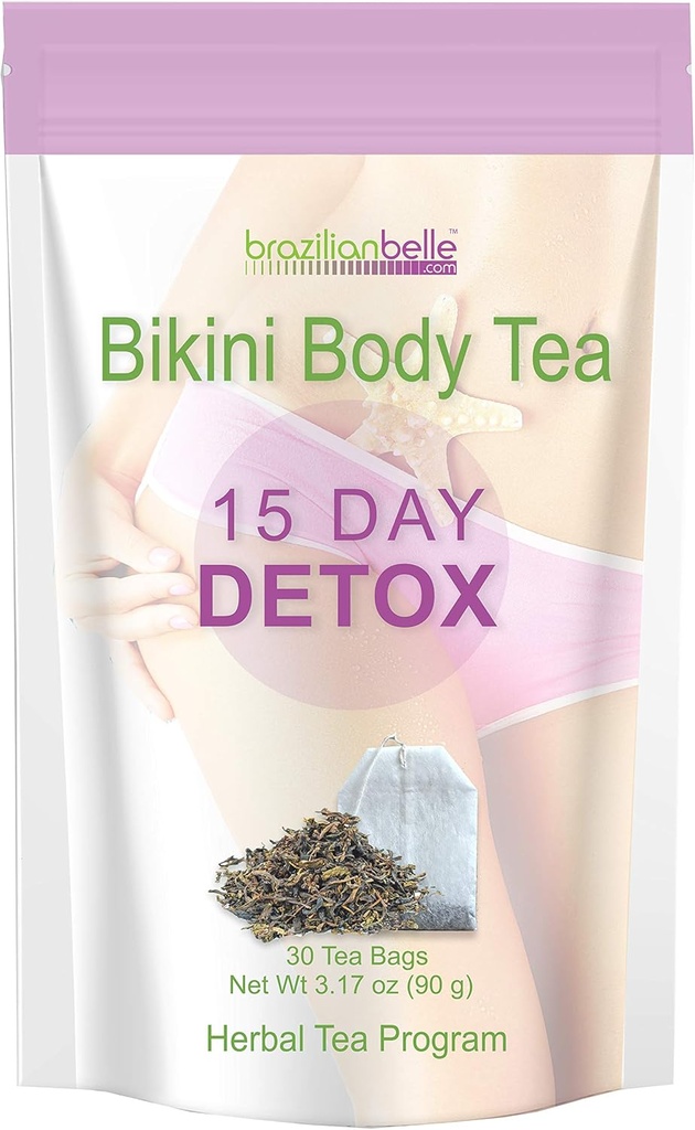 Te del cos Bikini Detox - Detoxify, Boonds Nivells d'Energia, i Millora la complexitat (15 Day Detox)