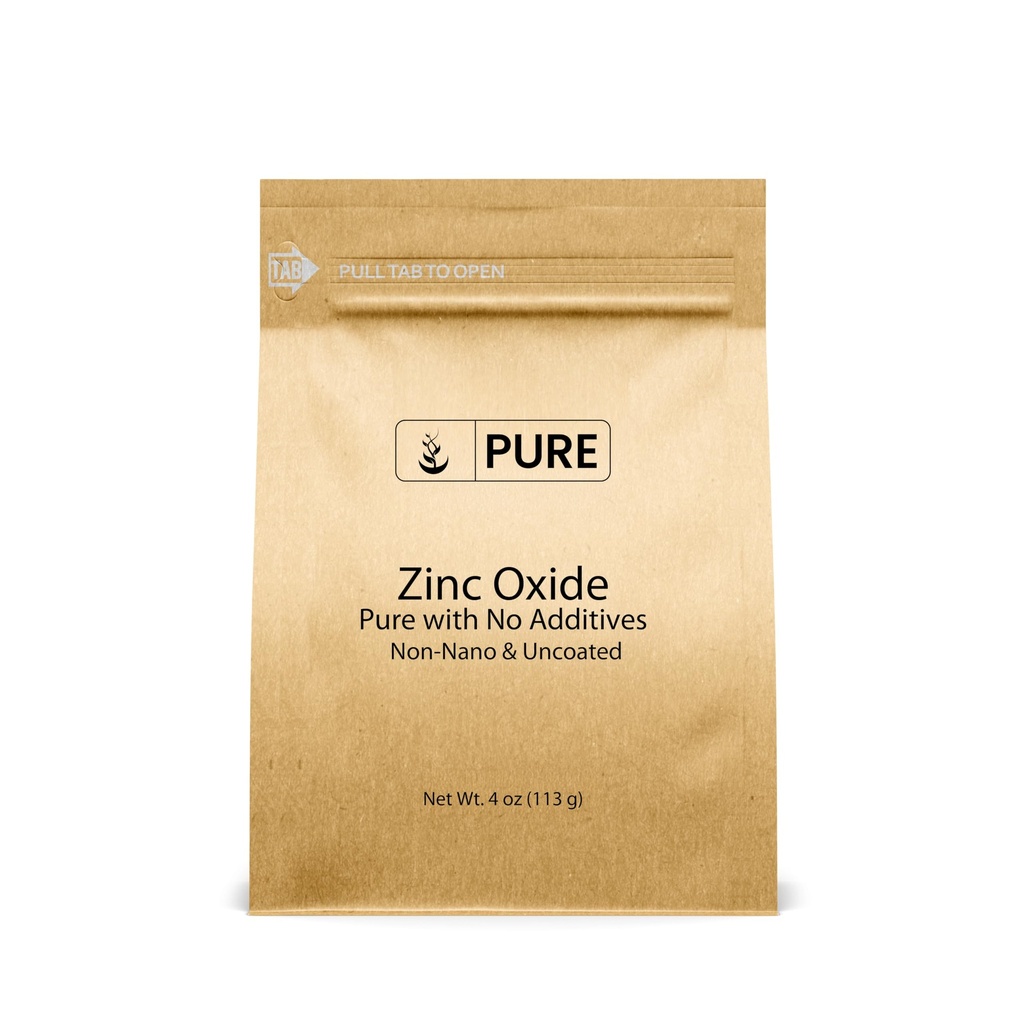 Pure Original Ingredients Zinc Oxide, Eco-Friendly Packaging, Non-Nano (4 Ounce)