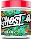 GHOST Greens pulver, Apple Cider - 30 serveringer - 19 Superfood Greens & Reds pulver, frukter, grønnsaker, Spirulina, & klorella, Prebiotika, 10 milliarder CFU Probiotiske og digestive enzymer - Glutenfri