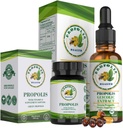 Propolis Health Premium Brazilian Green Propolis Bundle: 1000mg kapslar med vitamin E & Green Propolis Extract Liquid - 50 Days Capsule & 30 Days Liquid Supply för Immune Support