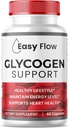 (1 balení) Easy Flow Glycogen, EasyFlow Glycogen Support Capsules, Glyco Optimizer Formule, Natural Blood Vessel Cleaner, Premium Easy Flow Glycogen Support (60 Kapsle)