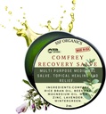 SSF Organics Comfrey Recovery Salve. Balm Herbal Organik untuk Tulang, Otot, Joints, lutut, Kulit, Pemutih & Tattoo Care. Buatan tangan, lambat. Tidak ada Bahan Kimia. 2 oz
