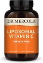 Dr Mercola Liposomal Vitamin C, 1000 mg per portion, 90 portioner (180 kapslar), Kosttillskott, stöder immunhälsa, icke GMO, NSF Certified