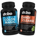 Colon Cleanser Detox & Candi Cleanse Pills - 15 Day Colon Cleanse Pills with Probiotic & Oregano Support Supplement Caprylic Acid Complex for Gut Bowel Movement, Poop Intestinal Stomach Bloating