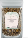 Starwest Botanicals Organic Rumianek Kwiaty całe - Suszony Loose Leaf Herb na herbatę, Lody ziołowe, & Pieczenie, Sourced from Egypt, Certified Kosher, Non-GMO - 4 oz Pouch