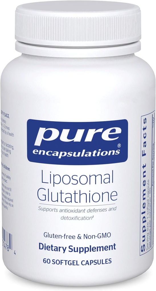 Real Encapsolations Liposomal Glutegraphe – Imumune รองรับ & Vir Detox * - การป้องกันแบบแอนติออกไซด์ - ด้วยเซตเรีย กลูติโอเตนี - Not-GMO - 60 Softgel Capsutions