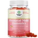 Natures Craft Vegan Prenatal Gummies for Women - Gummy Prenatal Vitamins for Women with Iron Folic Acid and Superfruit Blend - Chewable Vitamins Gummy Formula (Pineapple Mango) - 90 Count