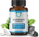 Natural Magnezu Taurate Supplement 1500 mg z 90 kapsułki - 30 Days Supply for Sleep Support, Heart Health, Relaxation, Blood Pressure Balance, and Energy Boost