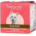 Herbsmith Pure Krill - Wild-Caught Antarctic Krill - Just 1 Ingredient - Astaxanthin for Dogs - Ready-to-Use Omega 3s – Alternative to Krill Oil for Dogs - 150g