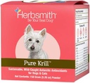 Herbsmith Pure Krill - Wild-Chought Antarctic Crill - Само 1 Съдържание - Астаксантин за кучета - Готови за употреба Омега 3s              по избор криптово масло за кучета - 150g