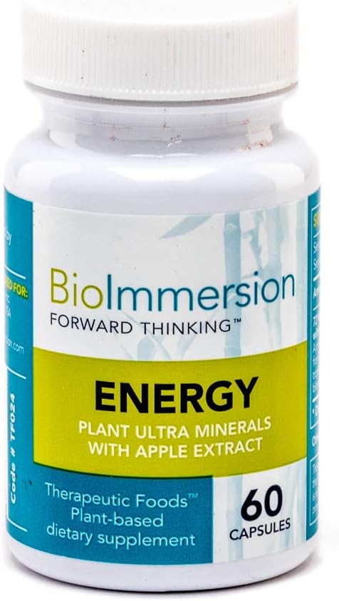 Energi - Plantbaserede Ultra Minerals med Apple Extract til Cellular Vitality & Metabolisme Support - 60 Veganske kapsler