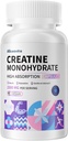 Creatine Monohyedrales -3 Creatine Capsules per Serveing, 2500mg, Guten Free, 90 Capules