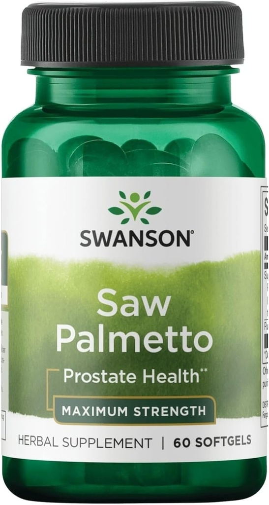 Swanson Saw Palmetto 320 Milligrams 60 Sgels