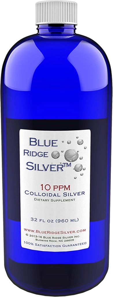 10 ppm 32 oz Colloidal Silver Natural Immune Support Health Supplemento