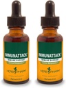 Herb Pharm Immunattack Рідкі трав'яні формули для підтримки імунної системи - 1 Ounce (FIMAT01) (Pack of 2)