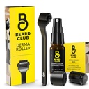 The Beard Club Derma Roller, Cleaning Spray & Replacement Head - Beard Roller with Cleaning Spray and Replacement Head