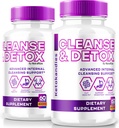 (2 Balenie) Ketokandies Cleans & Detox Capsules, Advanced Internal Cleaning Support for Healthy Weight Loss, All-Natural Formula for Cleanse and Detox, Keto Kandies Pastillas Recenzia (120 Kapsule)