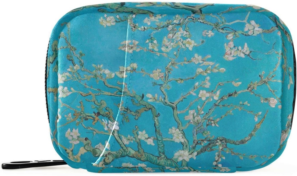 Cute Pill Organizer Weekly Travel Pill Box 7 Day Edukiera handiko pilula 8 pilula Edukiontzi Eguneko Bitamina Holder Pill Antolatzailea Pilula txikia Case Almond Blosso