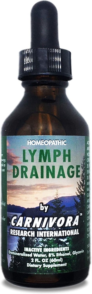 Carnivora - Lymph Drainage Drops - Stimulates və Cleanses Sizin Lymphatic Sistemi - Flushes Cell istehsal, Boosts Energy, Combats Egestion. 2 Fl Oz (Paket 1)