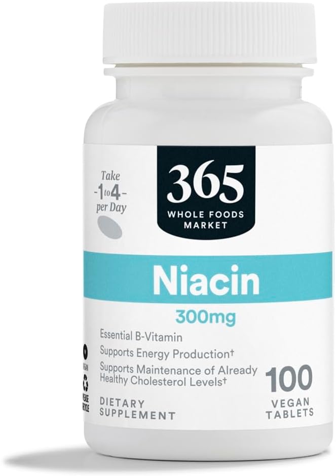365 by Whole Foods Market, Niacin 300Mg, 100 tabliet
