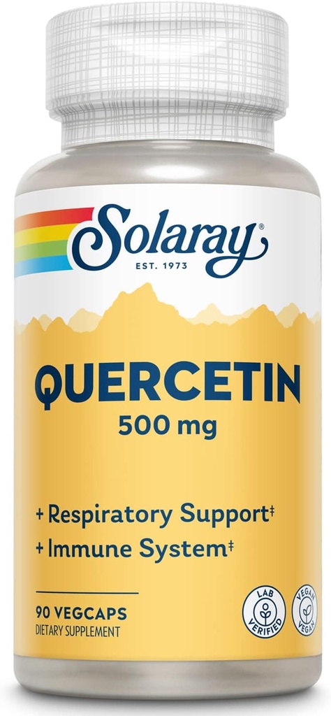 СOLARAY, Quercetin, 500 mg, 90 VegCaps