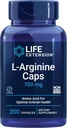 ส่วนขยาย L-Arginine Caps 700 mg, วิตามิน C และ Aminocident for Official Health, Proth & Immun Health, Telex & Bones, Gluten Free, Not-GMO, 200 Capsule