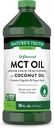 Naturens sanning MCT Oil | 16 fl. oz | Keto, Unflavored Formel | med kokosolja | Vegan, icke-GMO och Gluten fri tillägg