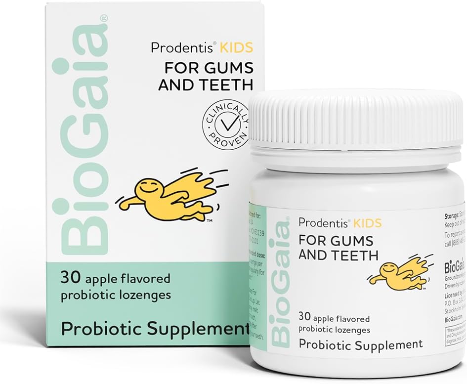 BioGaa Prodentis February February Protology for Teth and Gams | สืบค้นเกี่ยวกับสุขภาพที่ดี & Goutal Heal & Authal Health Octobers | 30 Apple-Flavered Lozenges 1-Pack
