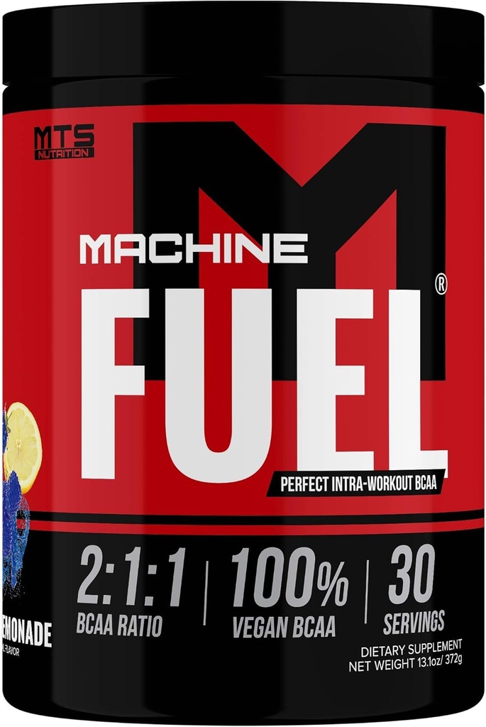 MTS nutrition Machine Fuel - Recover, Reppleish, Refull - Vegan Hidration + Electrolite Dukungan - (Blue Razz Lemonade, 30 Servis)