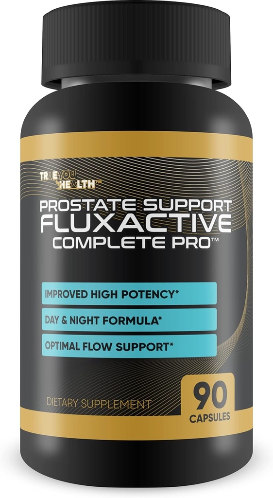 Prostate Support Fluxactive Complete Pro - Premium Prostate Formule s Panax Ginseng - Podpora T Prostate Health for men 's Health & Wellness - Aid Blood Flow & Stamina - Prostate Supplementary for Men