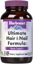 Bluebonnet Nutrition Ultimate Hair and Nail Formula, Vitamins*, Minerals*, Beauty Inside*, Gluten-Free, Kosher-Certified, Dairy-Free, Vegan, 60 식물성 캡슐, 20 서빙