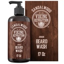 Revolution Beard Beard Whash Plub w/Argan & Jojoba Olices - Softens & Proups - Sandalwood Senter - 17 Oz Shamputes