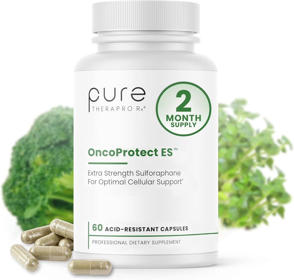 Pure Therapero Rx OncoProtection ES HIGH DOSE Sulforaphane Supplement, Made in USA