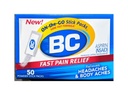 BC Pain Relief Powder Sticks, 50 Sticks Per Pack (3 Packs)