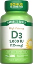 La vérité de la nature Vitamine D3 5000 UI (125 mcg)