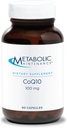 Cápsulas Metabólicas de Manutenção CoQ10 - 100mg CoenzymeQ10 com Vitamina C - Antioxidante, Imune, Energia + Suporte Cardiovascular (60 Cápsulas)