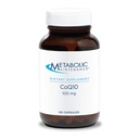 Metabolic Maintenance CoQ10 100mg - Co Q 10 Supplement, Coenzyme Q10 for Brain and Heart Health, Antioxidant Support Capsules for Women and Men, Vegan Friendly - 60 Capsules